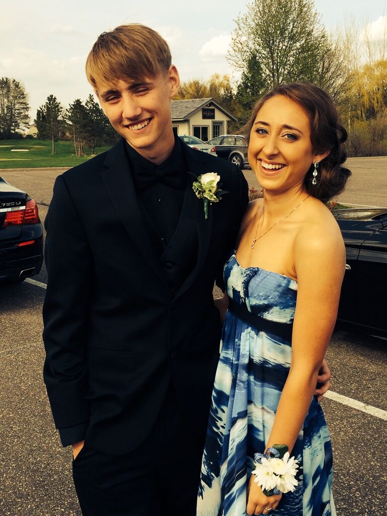Paul and I before our junior prom