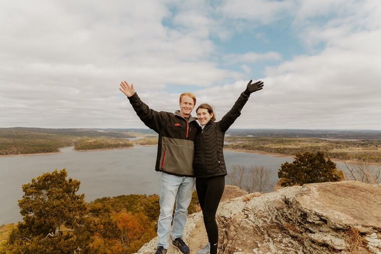 My family invited Daniel to come on our annual hike up Sugar Loaf Mountain. Little did we know this would be where we would get engaged one year later! 