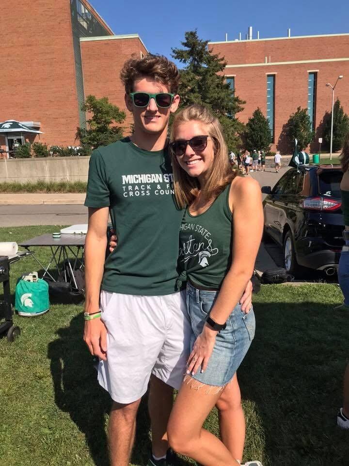Go Green! Spartan tailgates by the greenhouses are some of John's favorite memories from college, and ones he continuously looks forward to every fall.