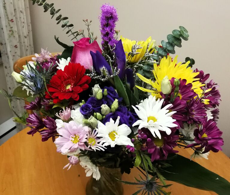 Flowers from our first Valentine's day