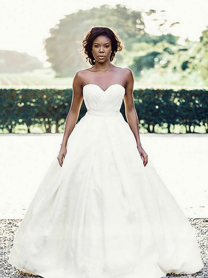 Gabrielle Union's wedding dress