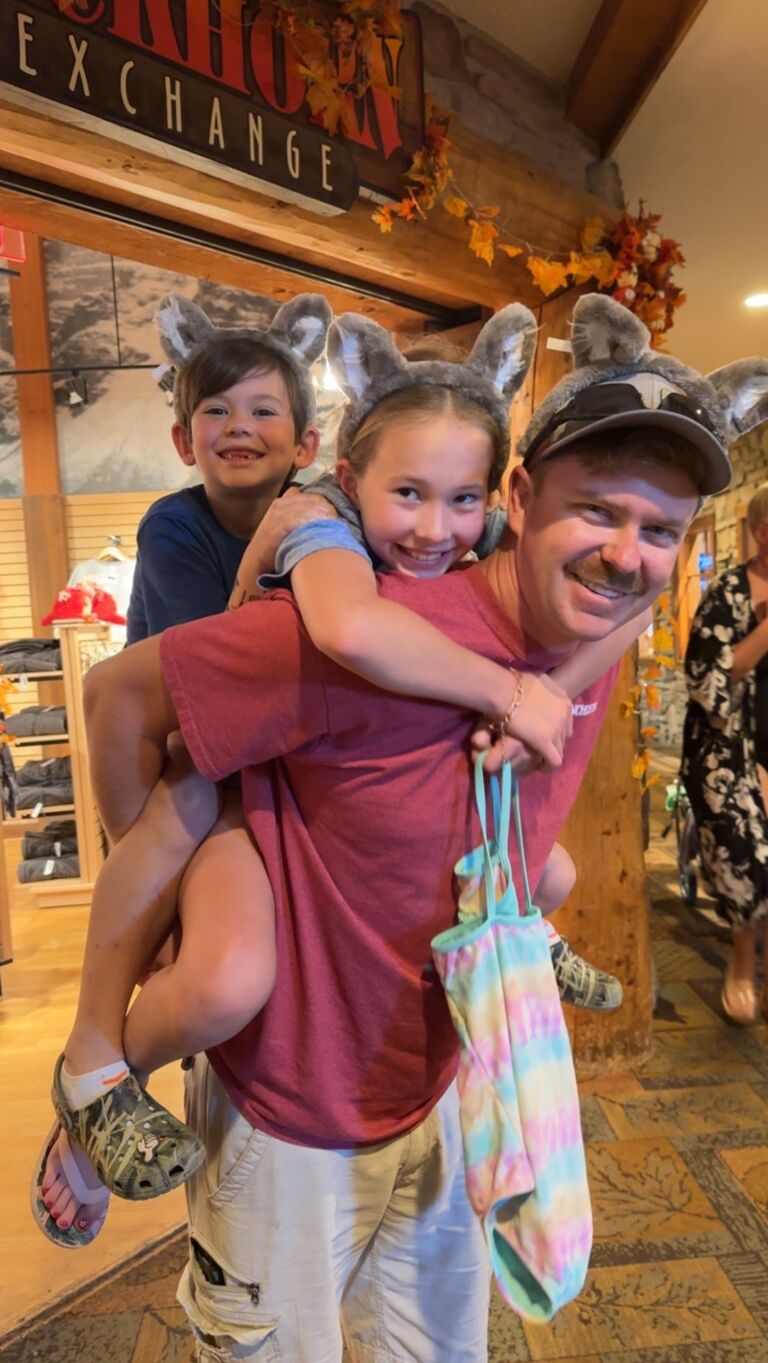 Having fun and making memories with the kids at Great Wolf Lodge.