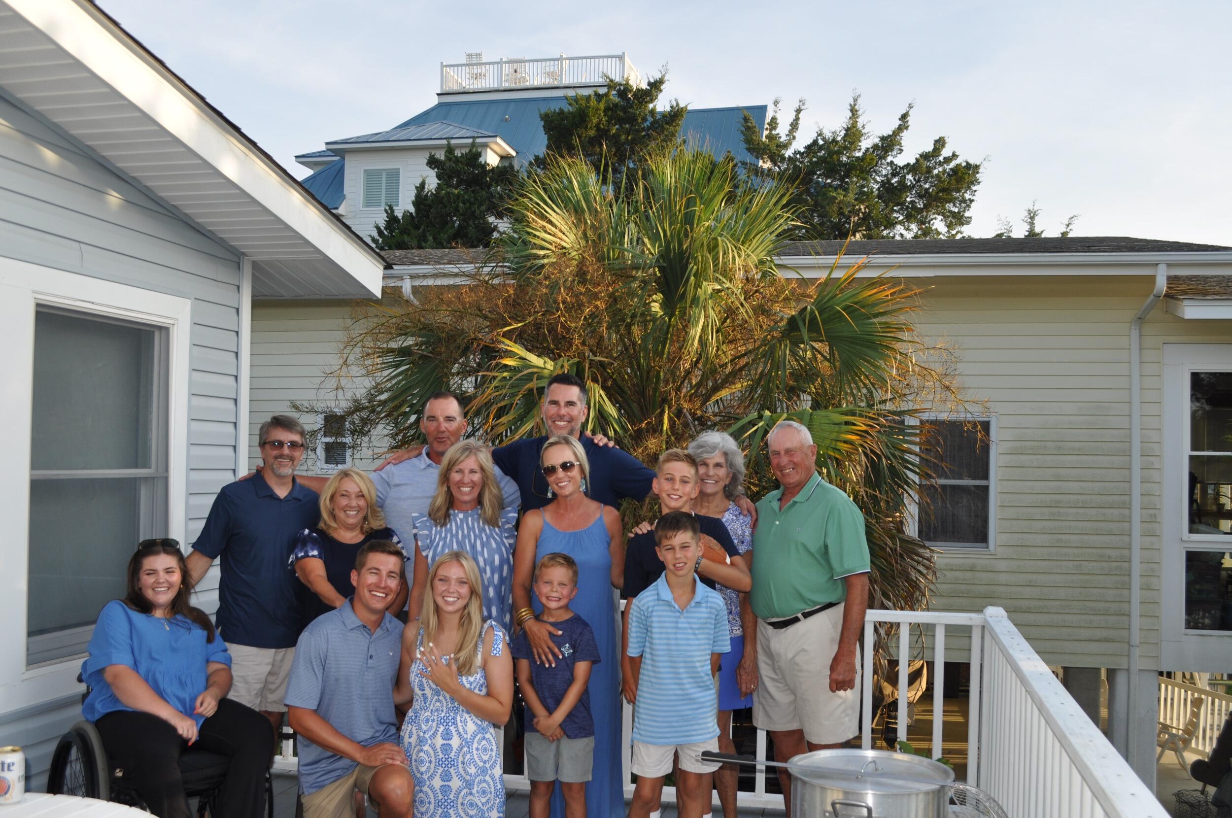 Celebrated with the family