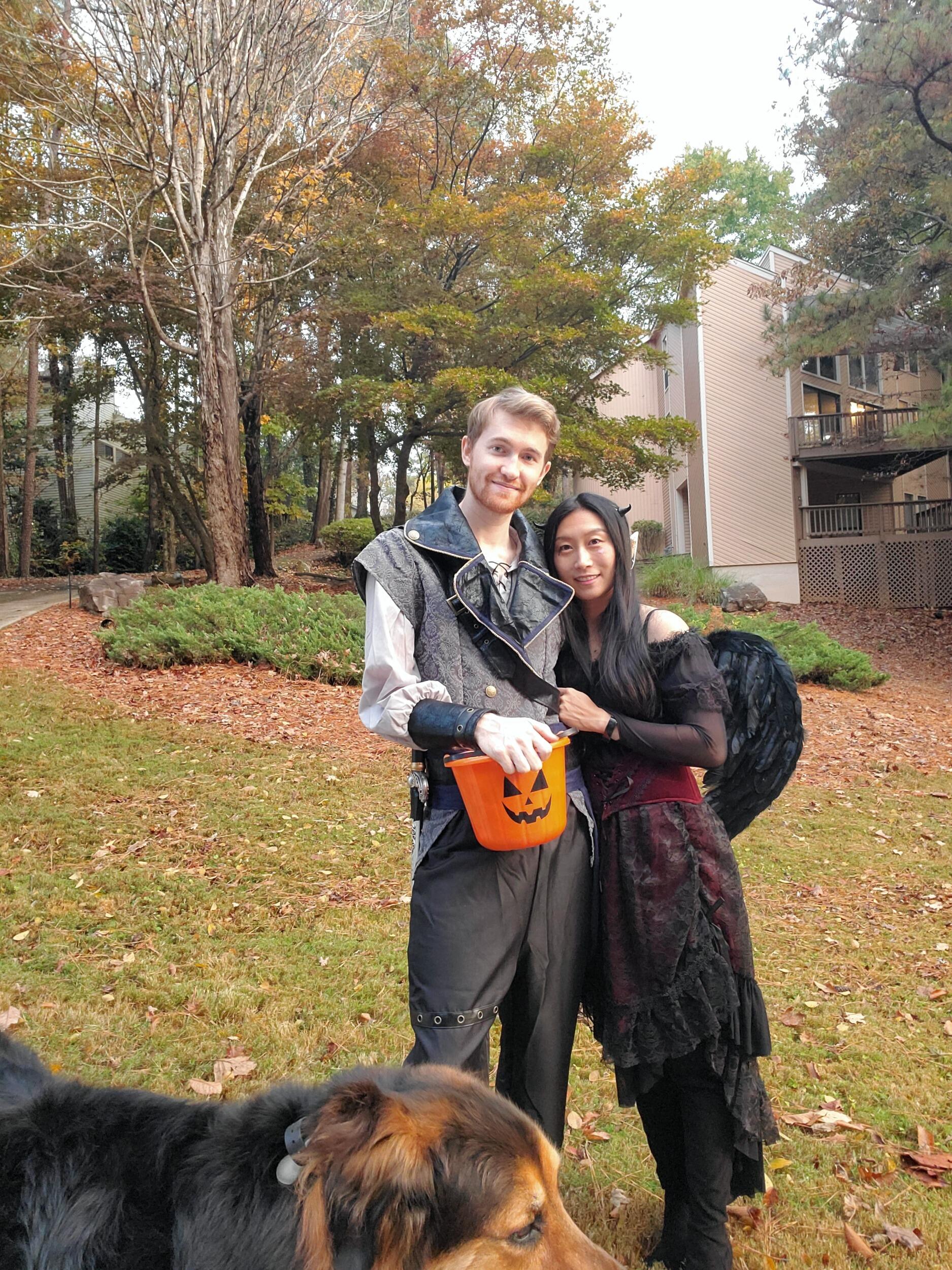 First Halloween in our new home.