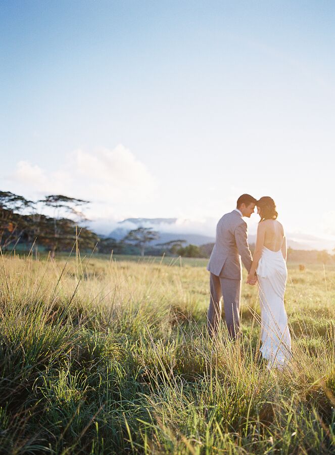 Romantic Tropical Wedding In Kauai Hawaii