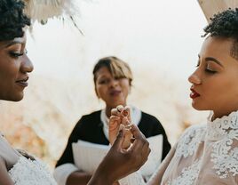 wedding officiant ring exchange