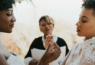 wedding officiant ring exchange