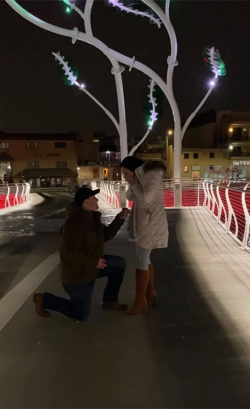 Tyler first asked Mina to marry him - and she said YES. ✨💕