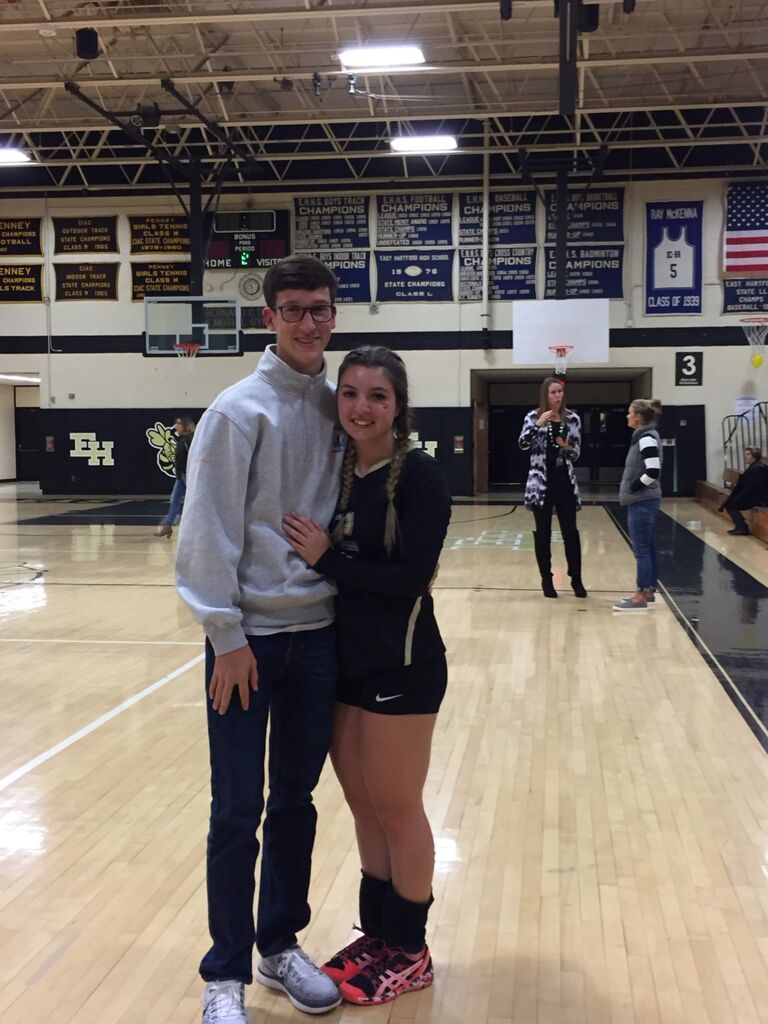 Ambers last high school volleyball game