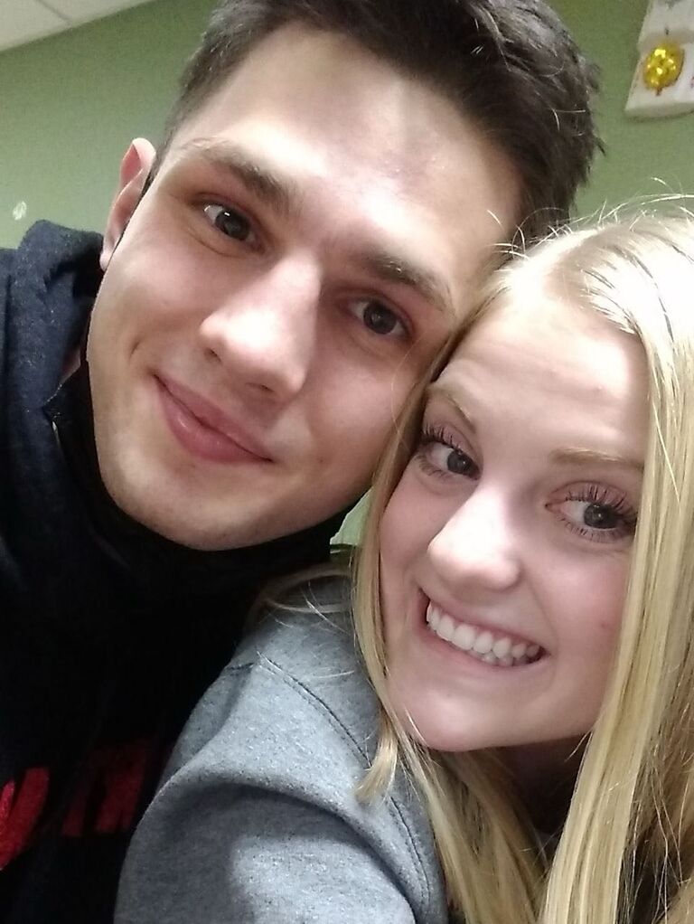We met at the beginning of our freshman year at West Point. Justus "needed help with math class," so he regularly asked the girl next door (Julia) to help. We quickly became best friends and made things official on September 28.