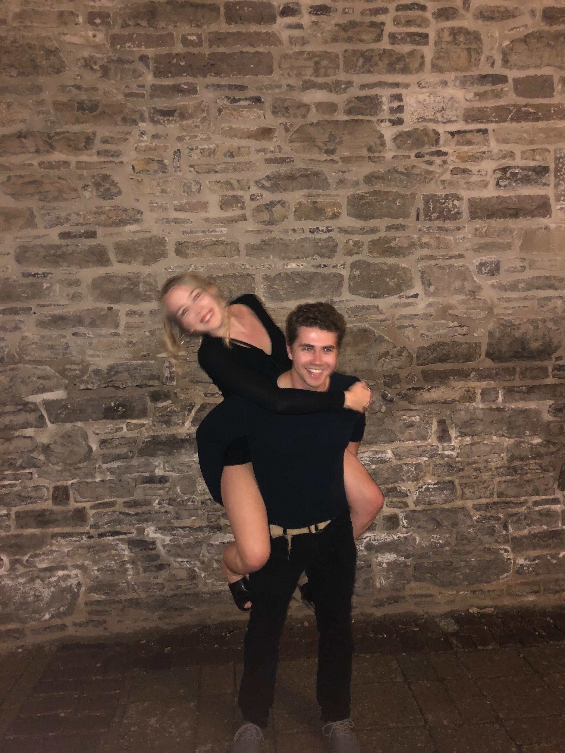 Taylor moved to Ottawa for a co-op out of her Masters. Kam drove up every other weekend to visit. 