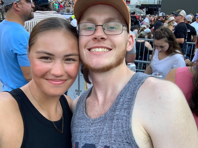 It took a long time, but Sam convinced Brett to be a country music fan! Year 5!