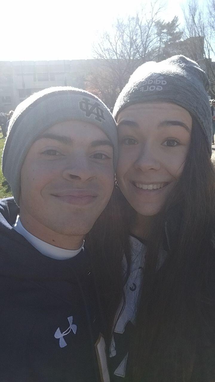 My first ND football game.