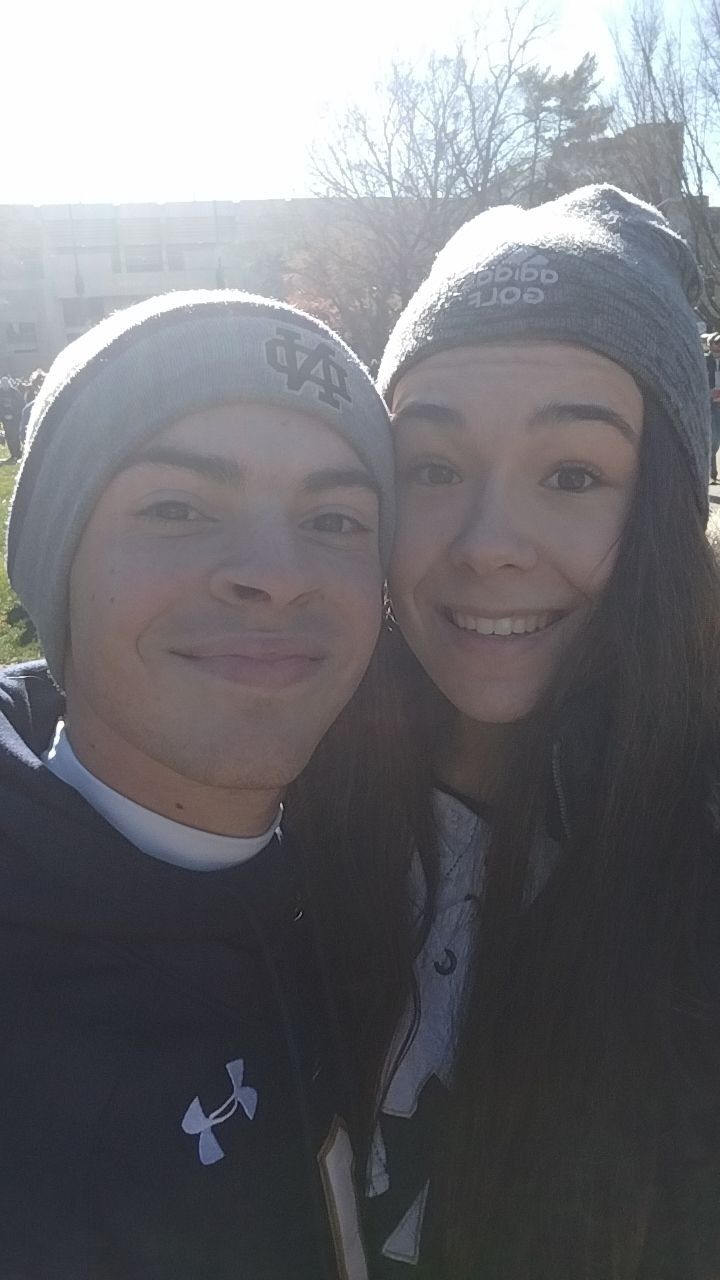 My first ND football game.