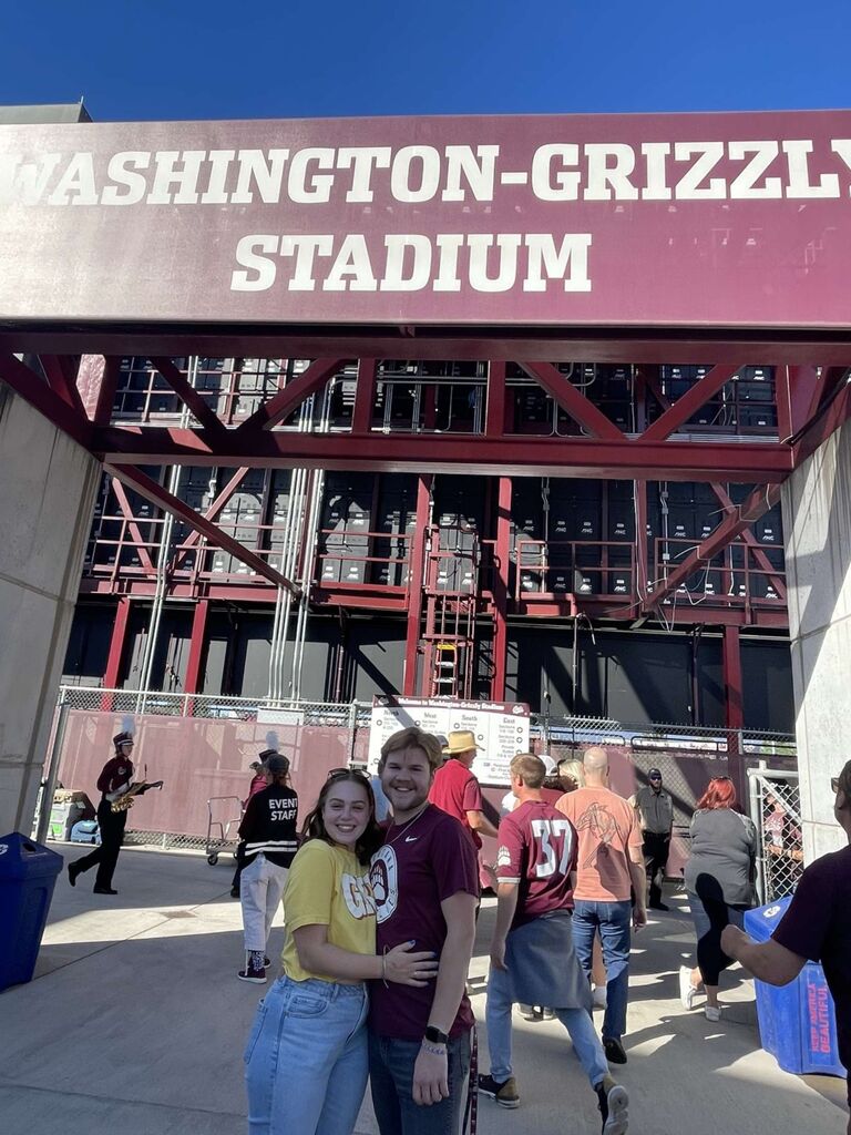 First Griz football game of the season together