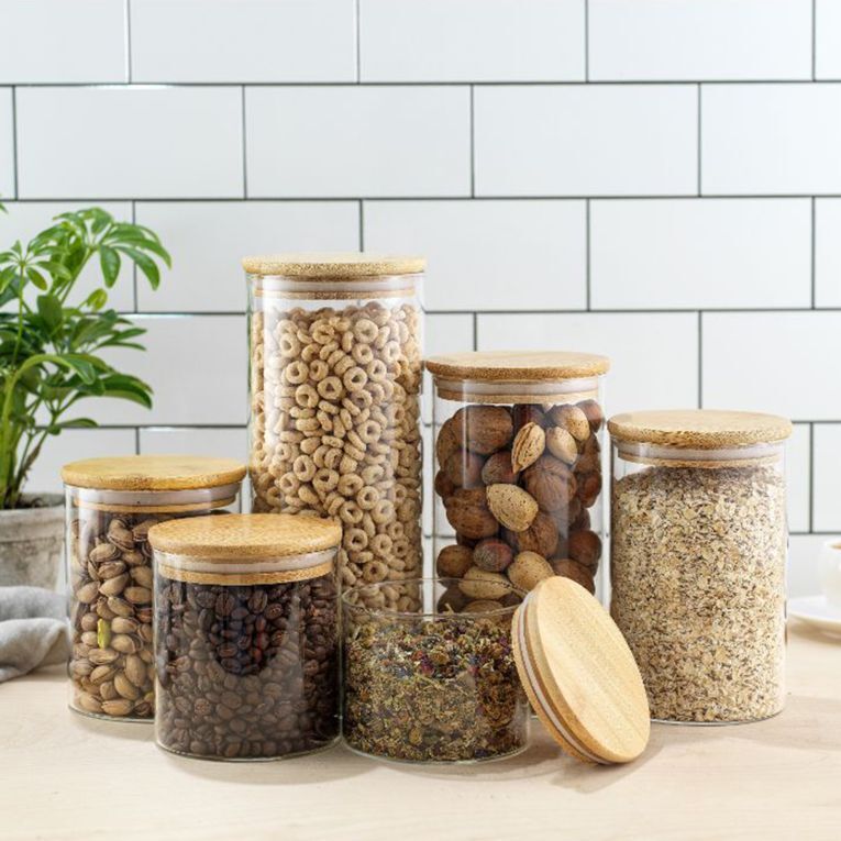 Glass food storage set
