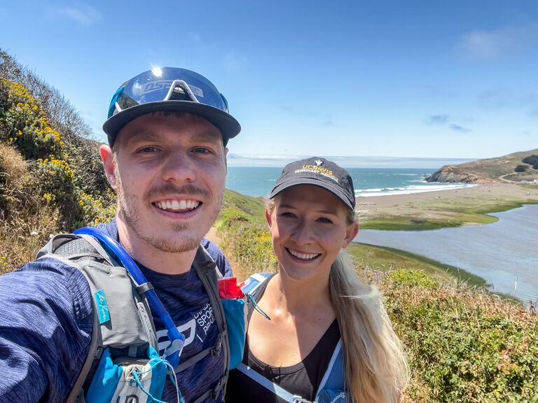 Trail run in the Marin Headlands, a fun weekend trip for Michael's birthday