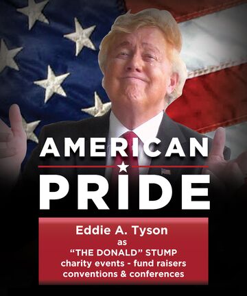 Eddie Tyson as The "DONALD" STUMP Trump Lookalike - Donald Trump Impersonator - Tampa, FL - Hero Main