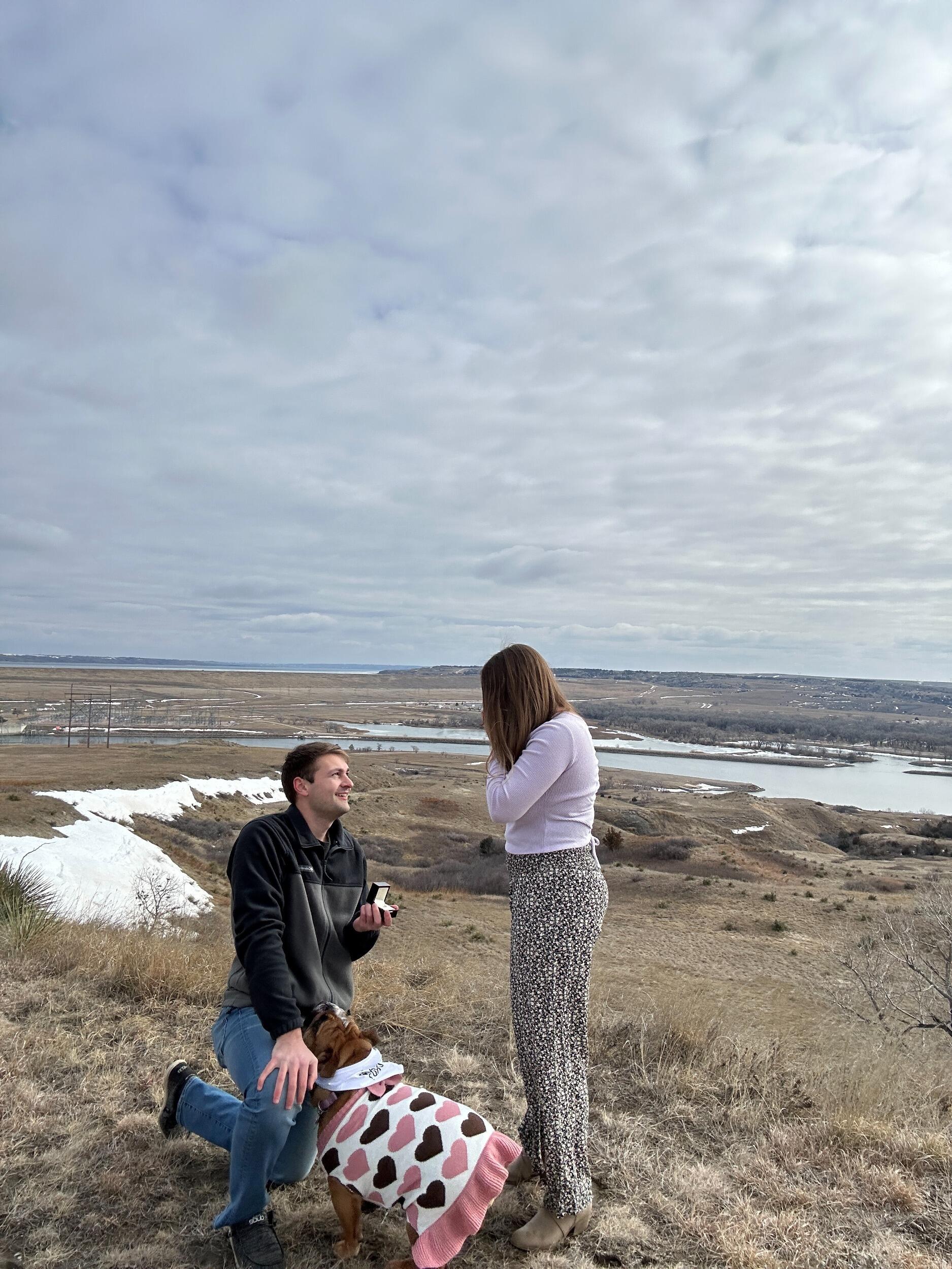 She said yes!