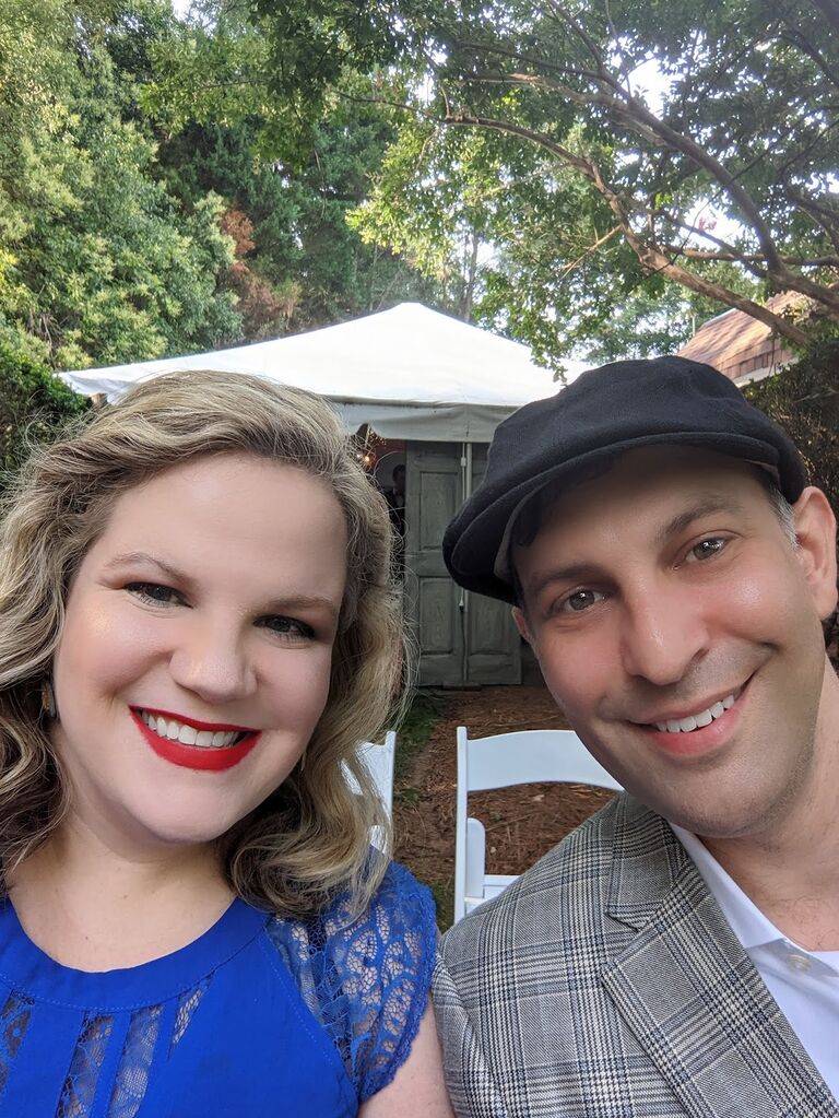 First roadtrip and wedding together: the Welch-Perry Wedding in Winston-Salem, NC, June 10, 2021