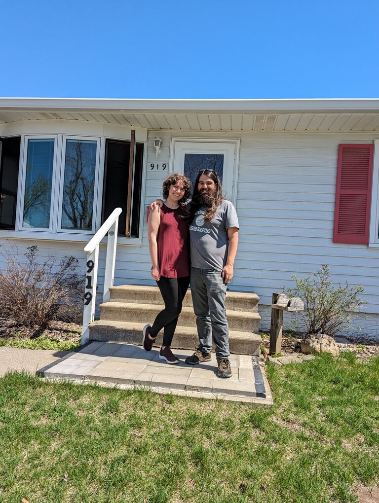 The day we closed on our house