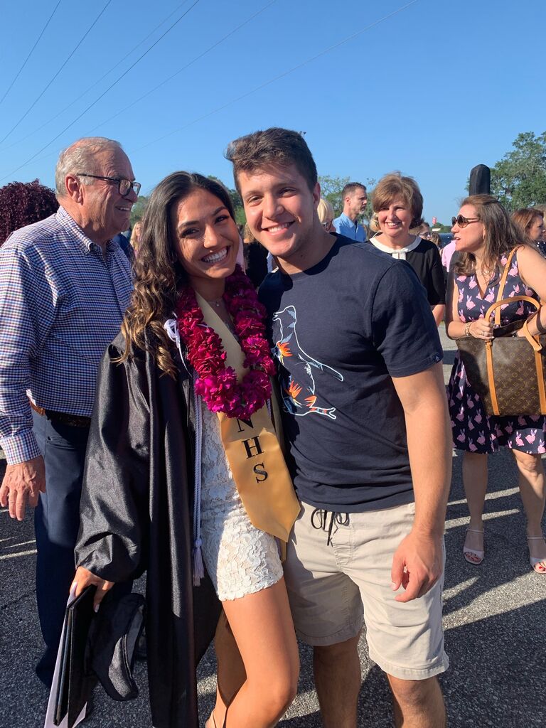Julia graduating high school