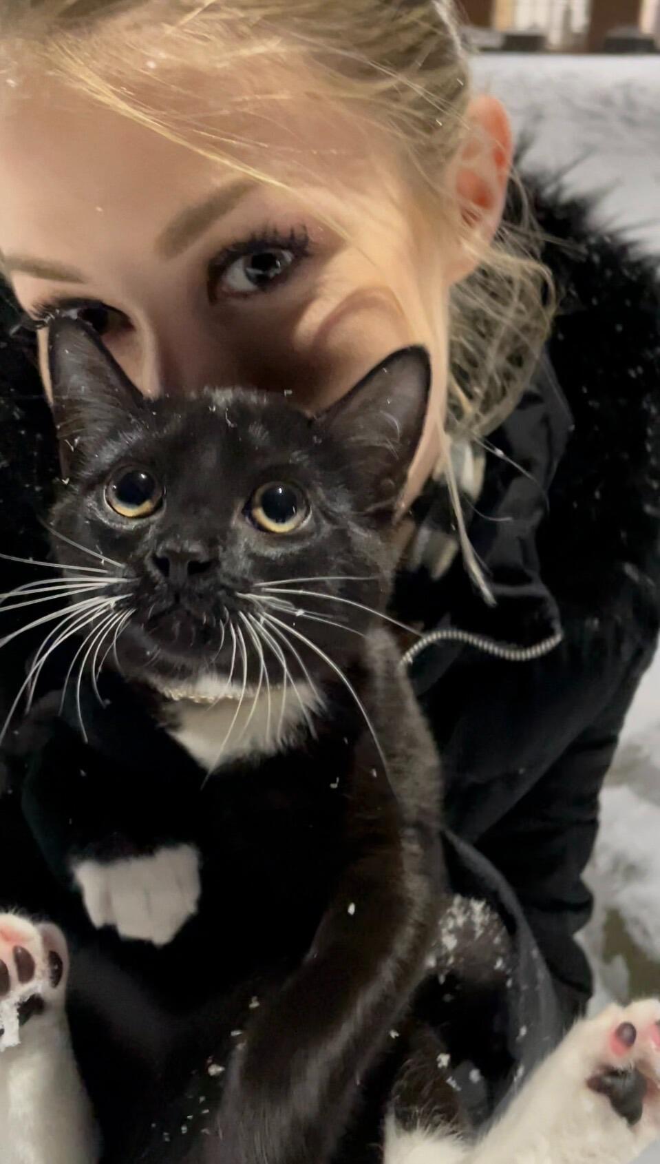 Jonny took this picture of Meredith and Dean during their first snowfall together at Furman.