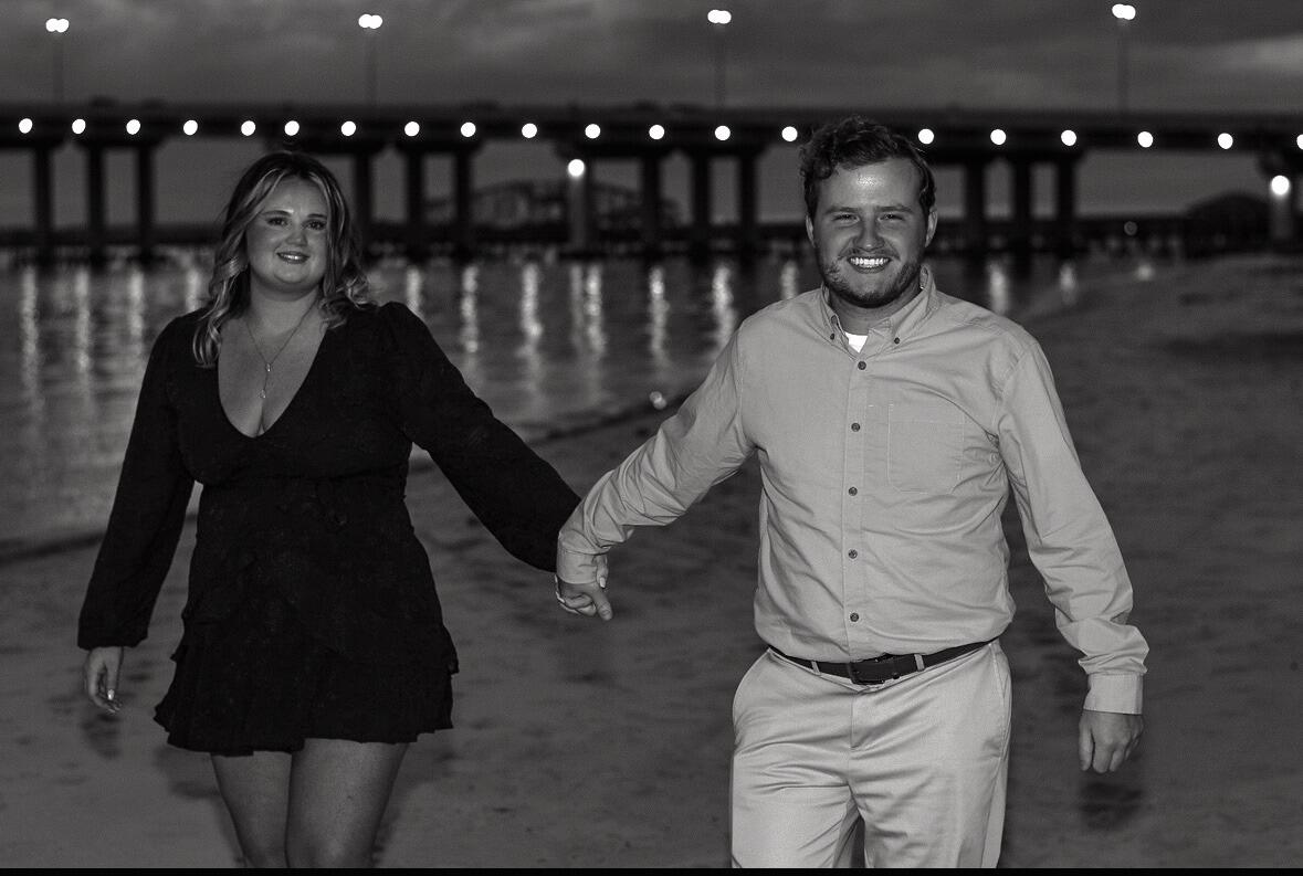 On November 24, 2023, Mason set up a scavenger hunt for Rylie of all our favorite places on the Coast which ended in a Beach Proposal... Spoiler Alert, She said yes!