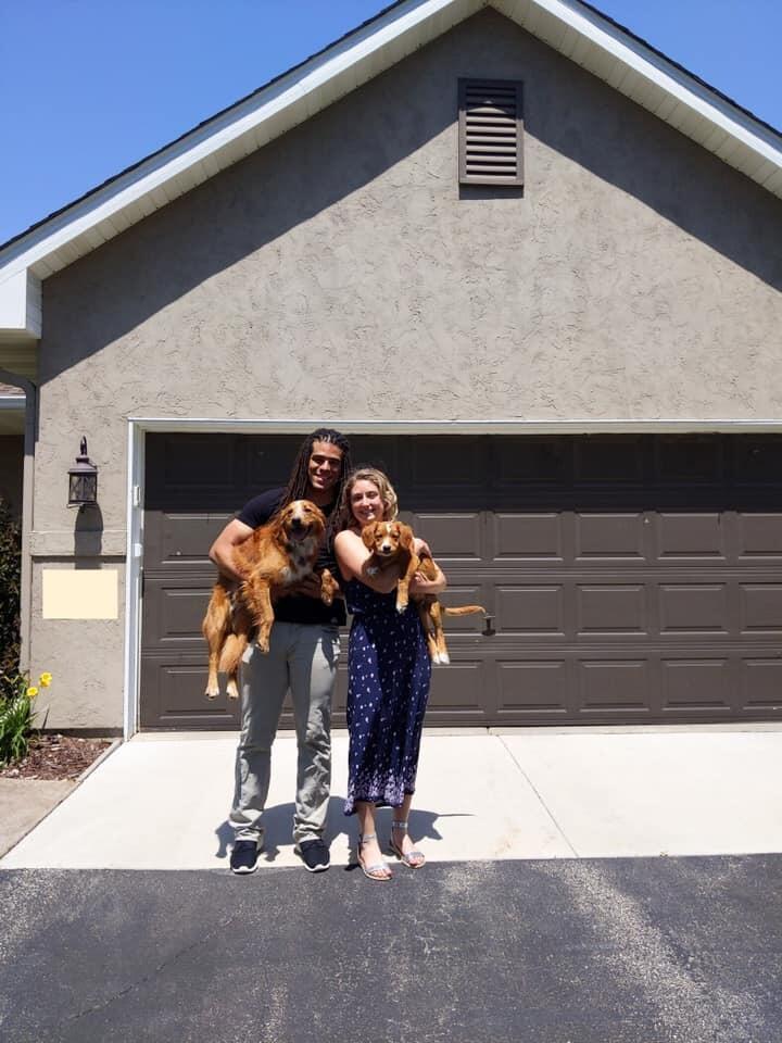 We closed on our house AND Greg proposed :)