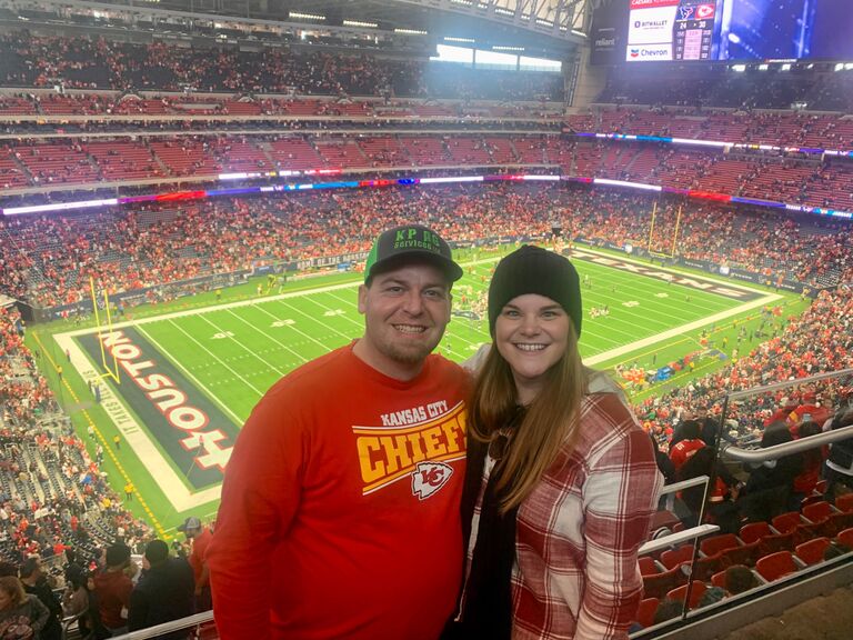 Our first Chief's game!