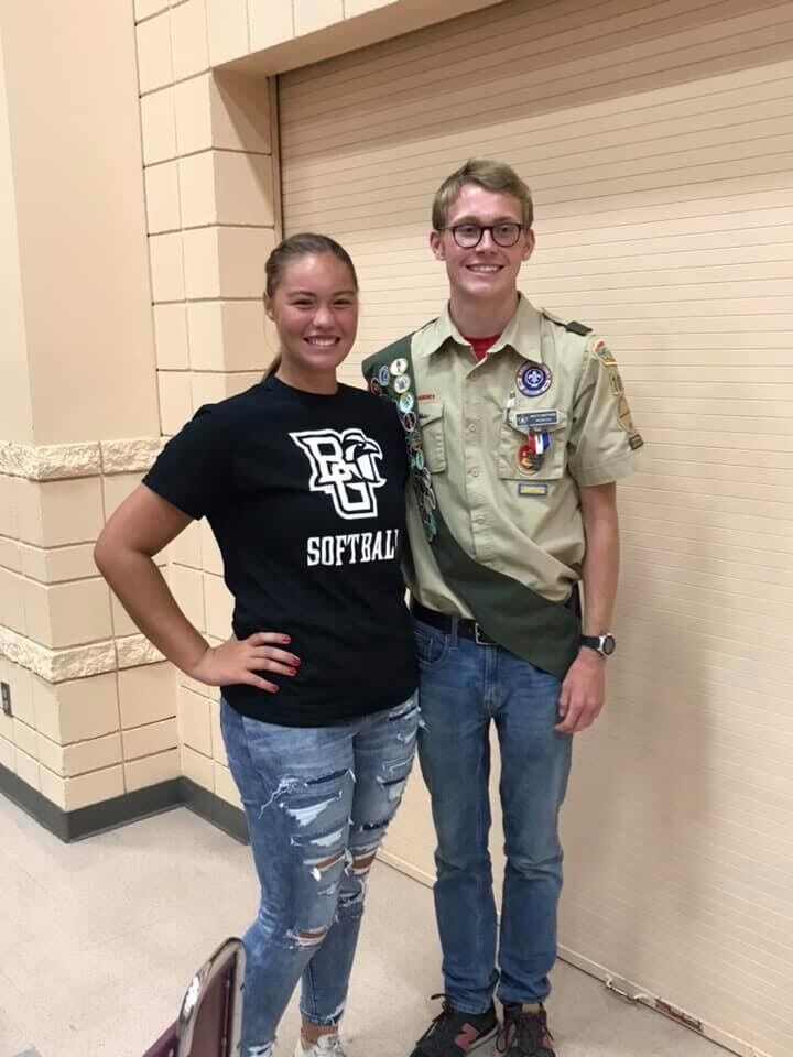 Brett is an Eagle Scout! Year 2!
