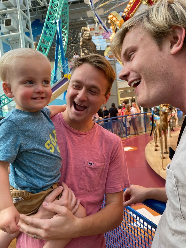 First time to the MOA amusement park with our nephew, Carter. 