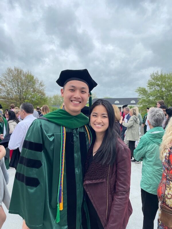 Ziyue graduates from OU med school! 