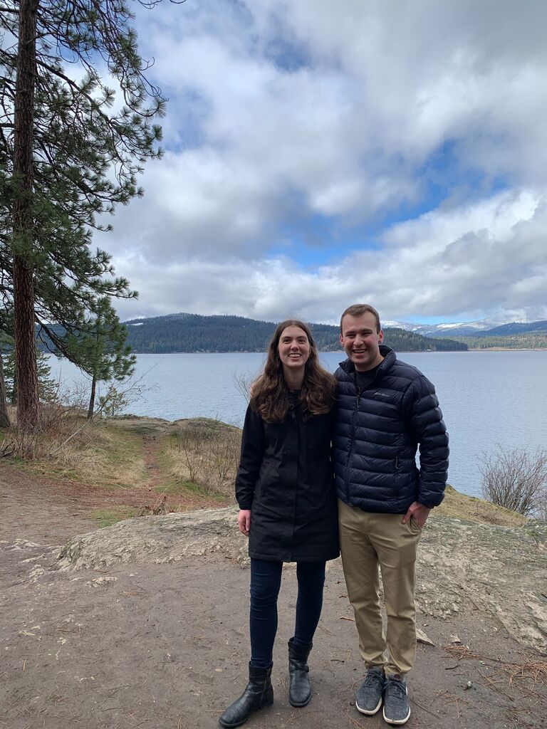 Tim visited Allison during her surgery rotation in Spokane. Little did they know what was to come!