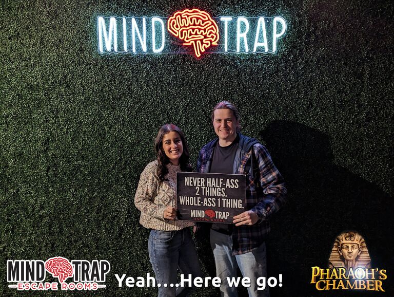 On this day, we unlocked a new obsession: ESCAPE ROOMS! This was our very first escape room at Mind Trap, and we went on to do 3 more throughout the year! We did not "escape" this time, but would be back again soon to try again! 