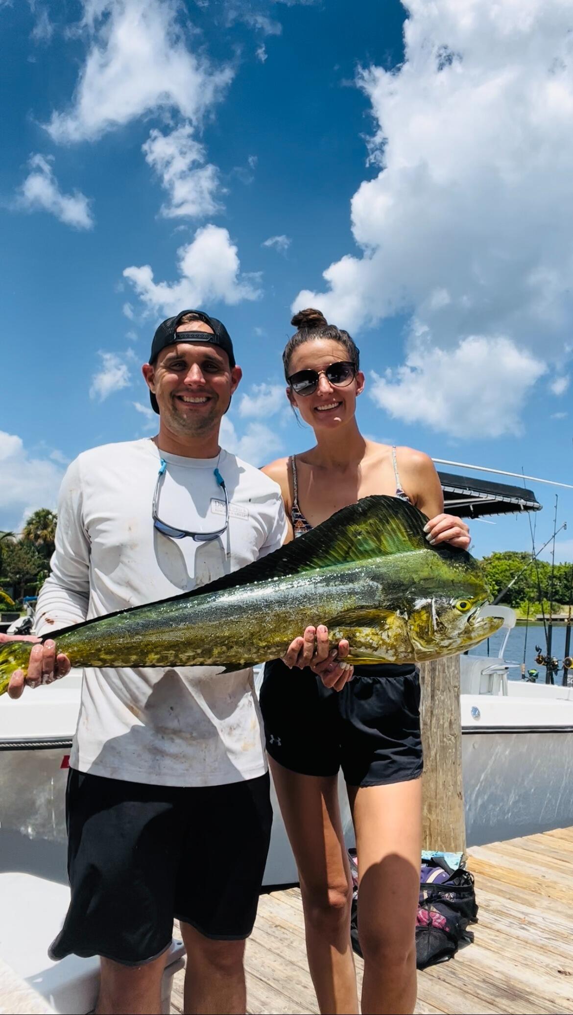 First Mahi caught together