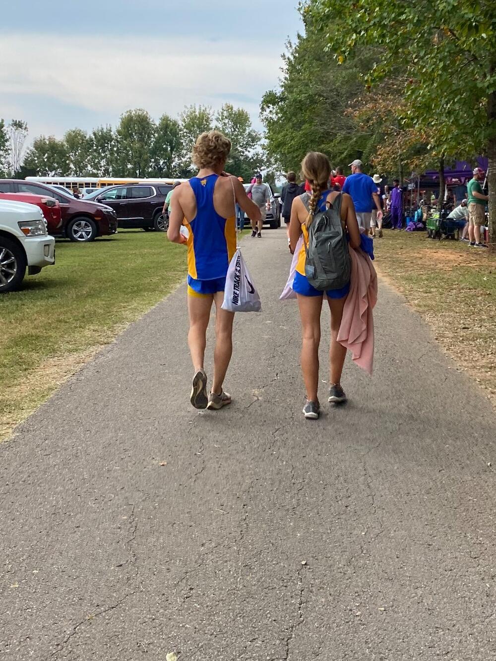 12th Grade | Headed home after Jesse Owens Classic cross country meet in Alabama.