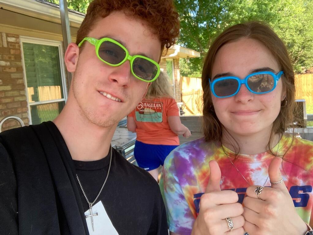 us at my graudation party