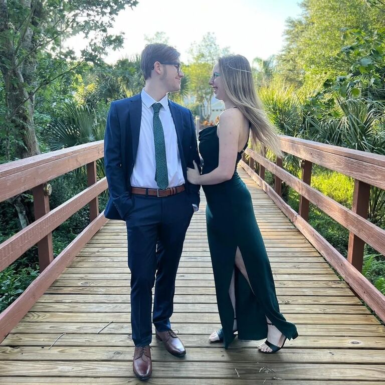 The two attended their second prom (Lucas's Senior prom)