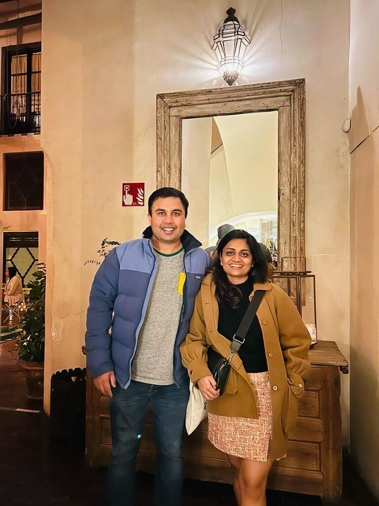 After our first (SPA) date in Seville - only on the second day of knowing each other...