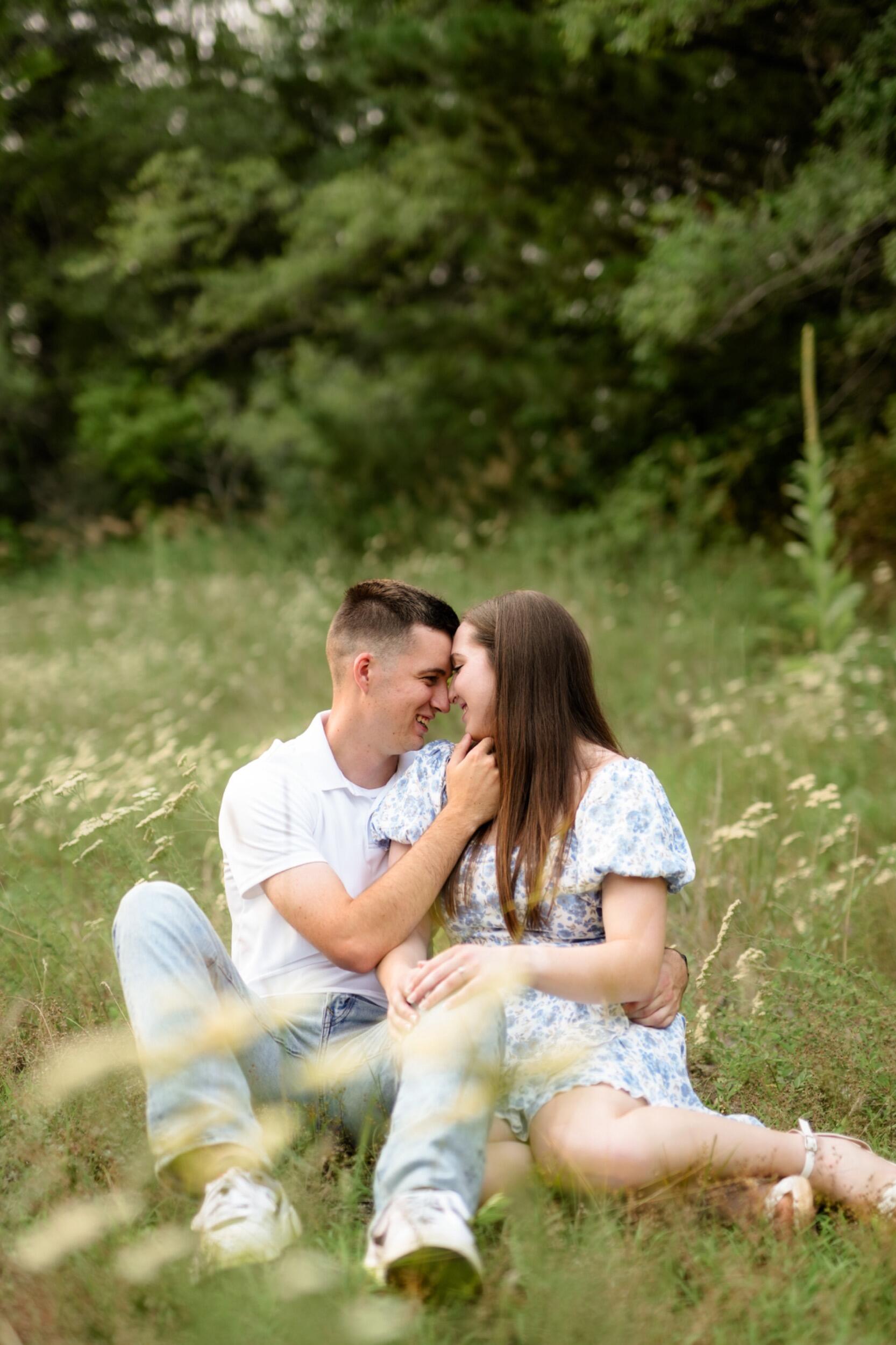 The day we took our engagement pictures. 