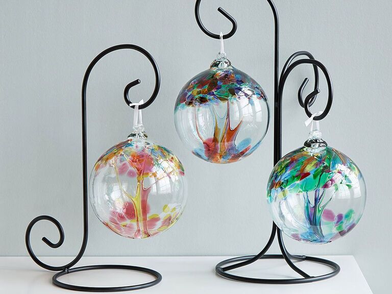 Glass globe in-law gift
