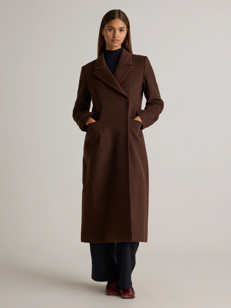 Italian wool tailored coat anniversary gift