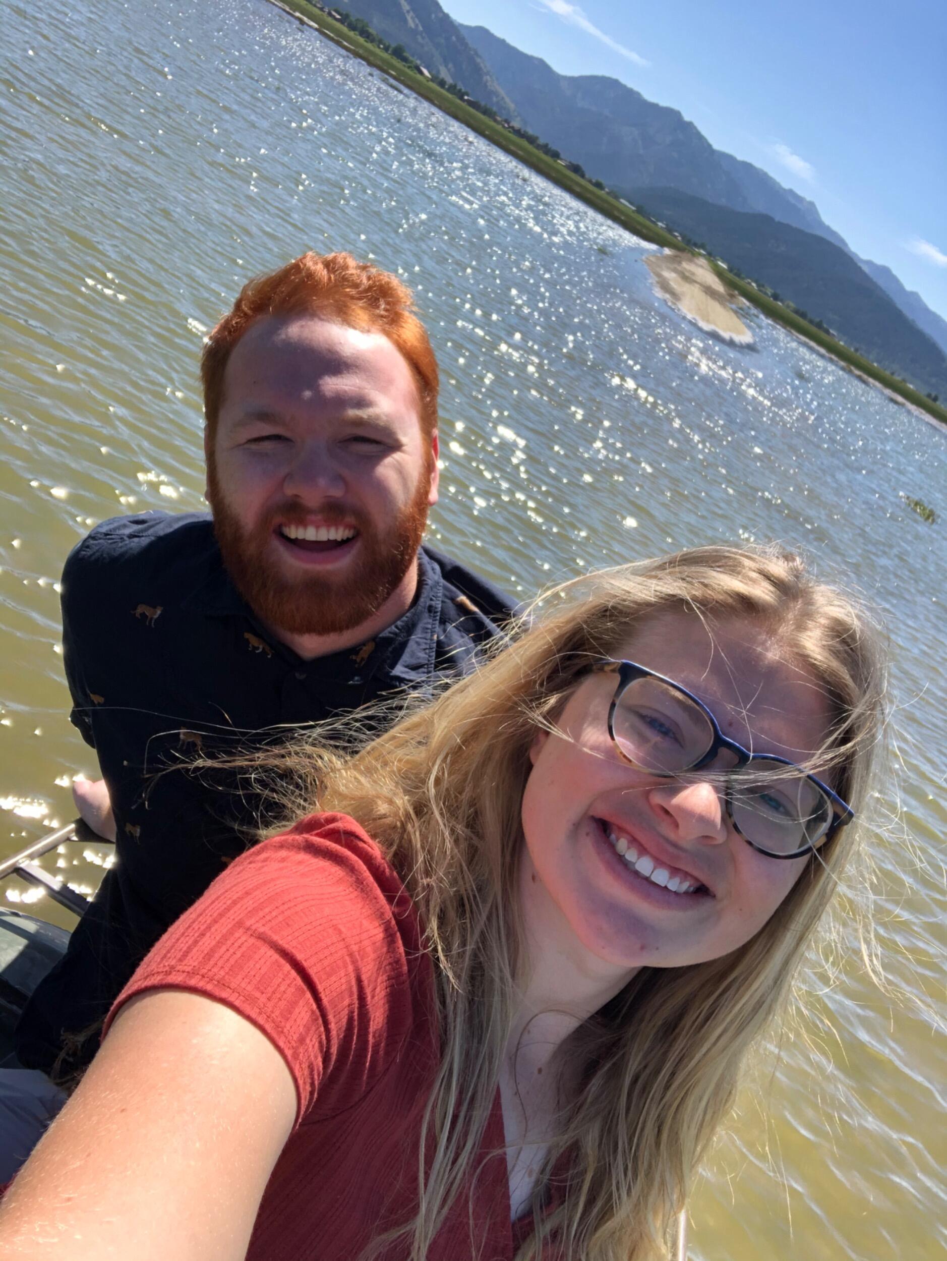 Now officially betrothed, Matisse brought Aaron up to her family's cabin in Alpine, Wyoming!