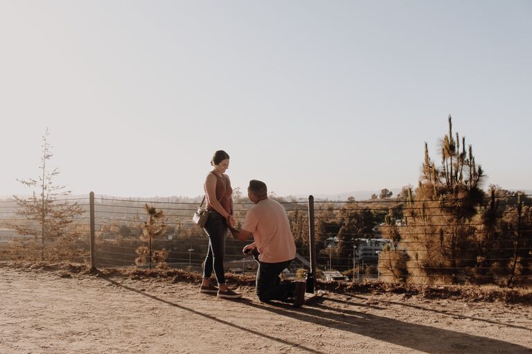 The day we got engaged!