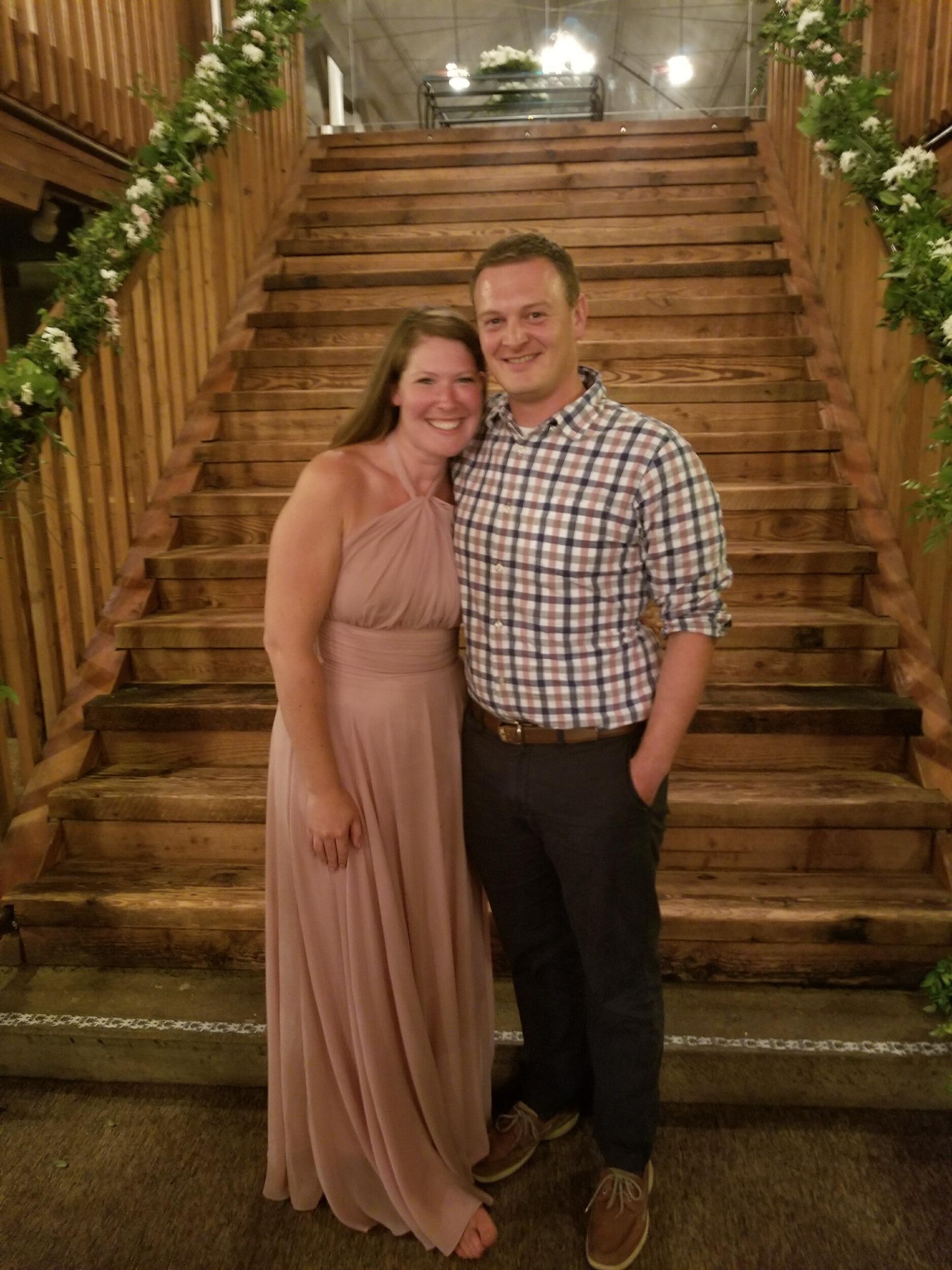 Cheesin' at Jared & Amy's Wedding 
