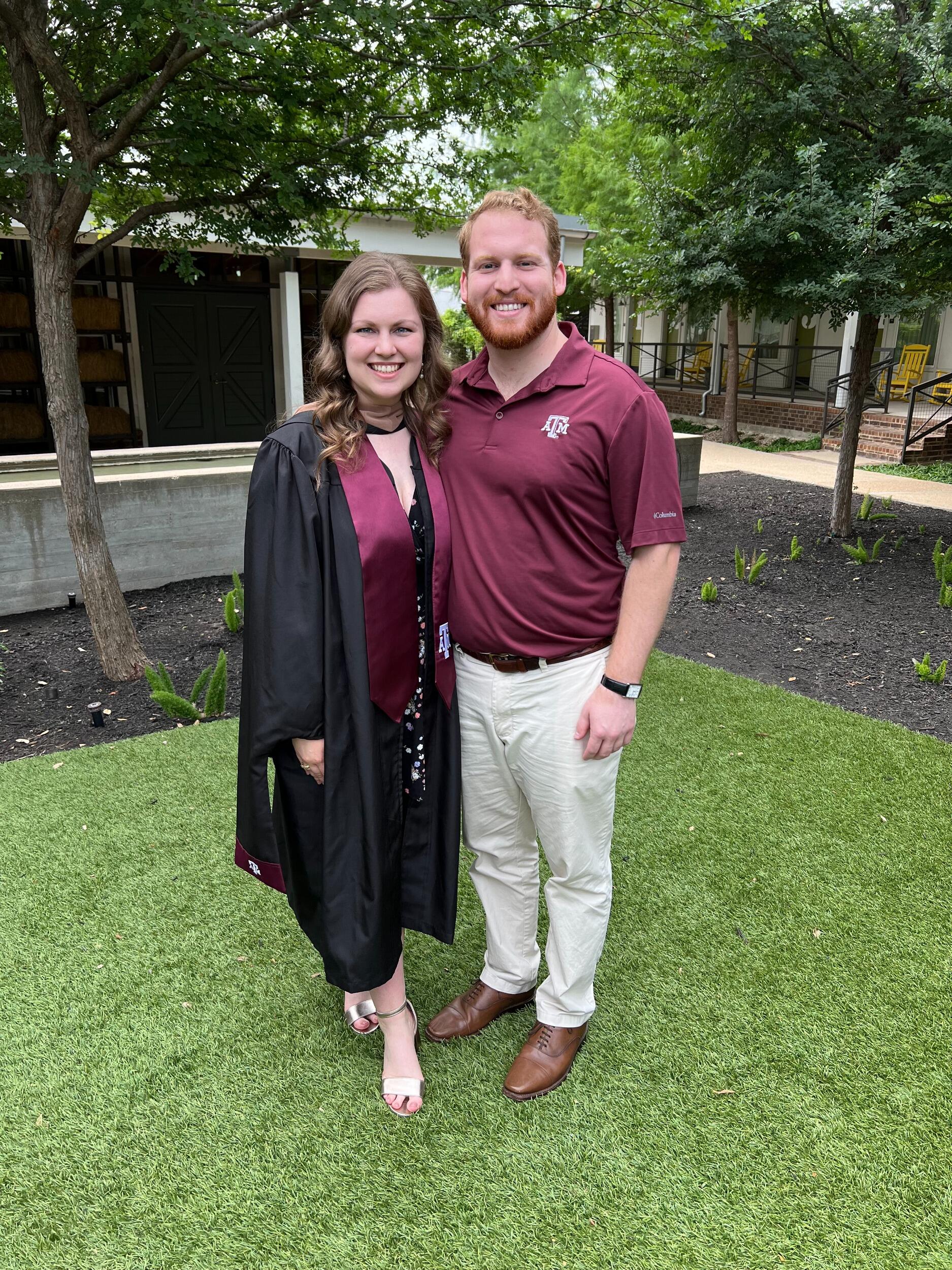 Katherine graduated from Texas A&M University (again) with her Master of Science in Business.