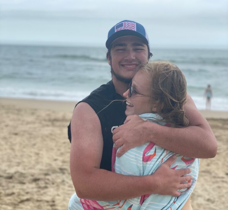 During those 4 years, they loved spending time outside together and traveled to places such as Black Water Falls,  New River Gorge, and the beach.