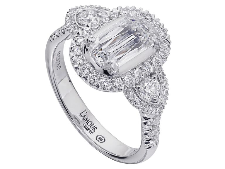 Christopher Designs accents engagement ring