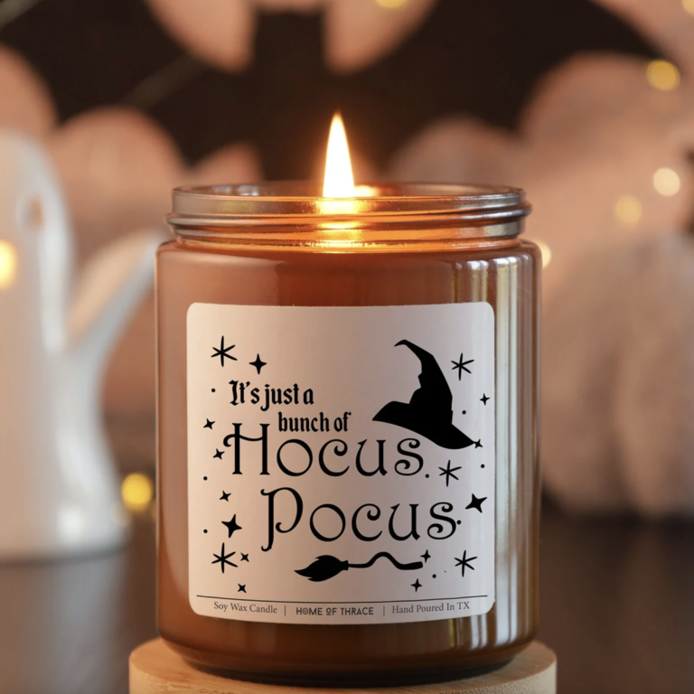 It's Just A Bunch Of Hocus Pocus bachelorette party candle